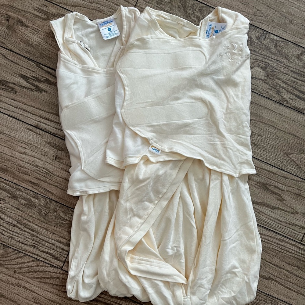 Halo swaddle and sleep sack